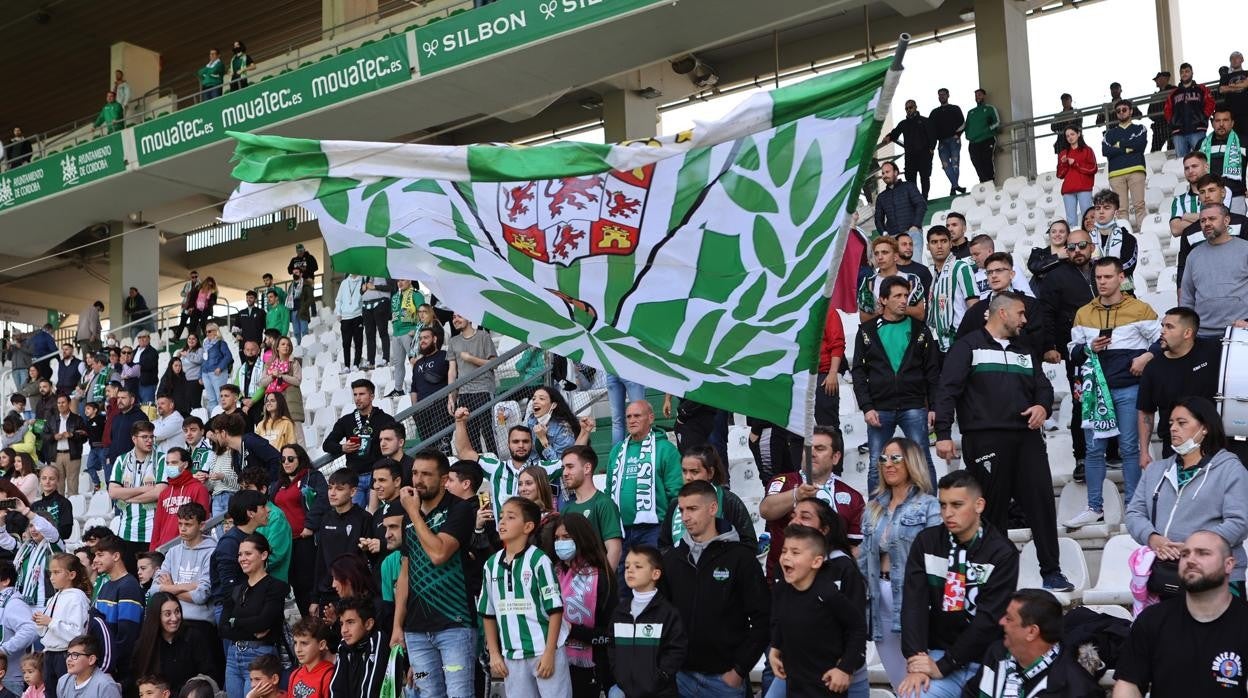 La afición de El Arcángel durante un encuentro la pasada temporada