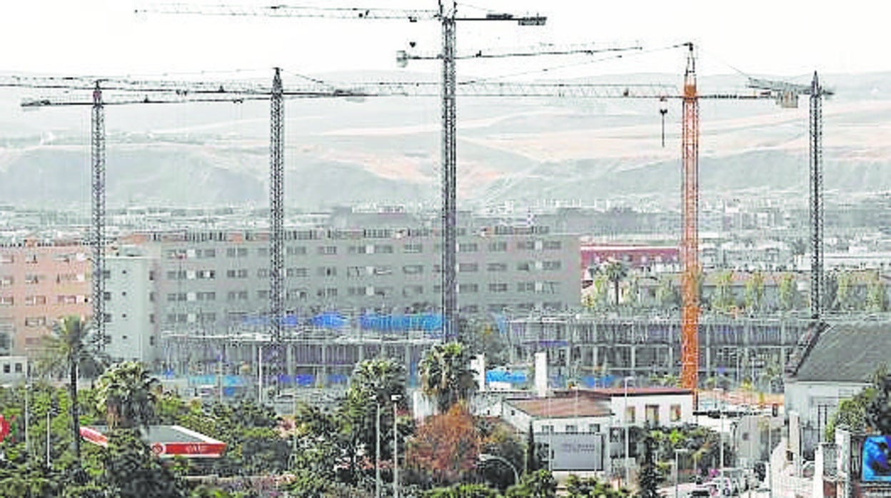 Edificios en construcción en Fuente de Salud