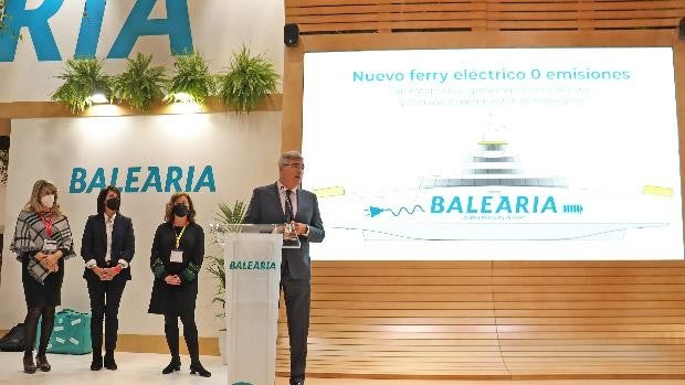 Baleària presenta en Fitur su primer ferry eléctrico