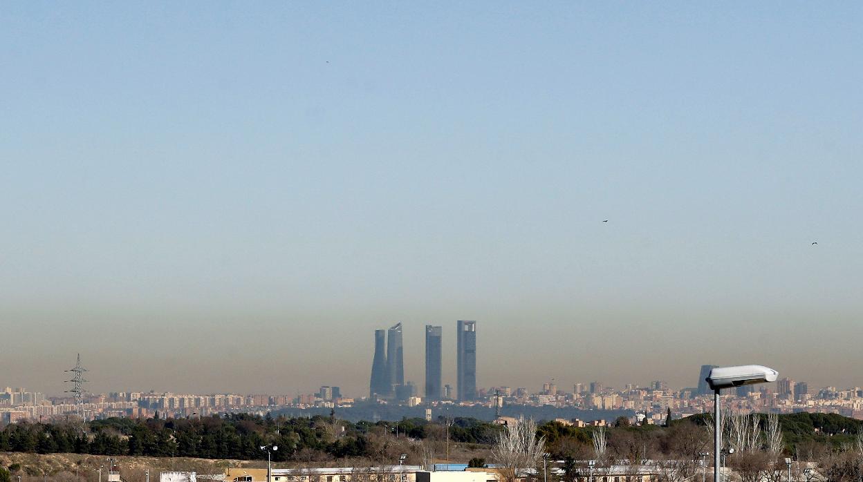 Contaminación en la ciudad de Madrid.