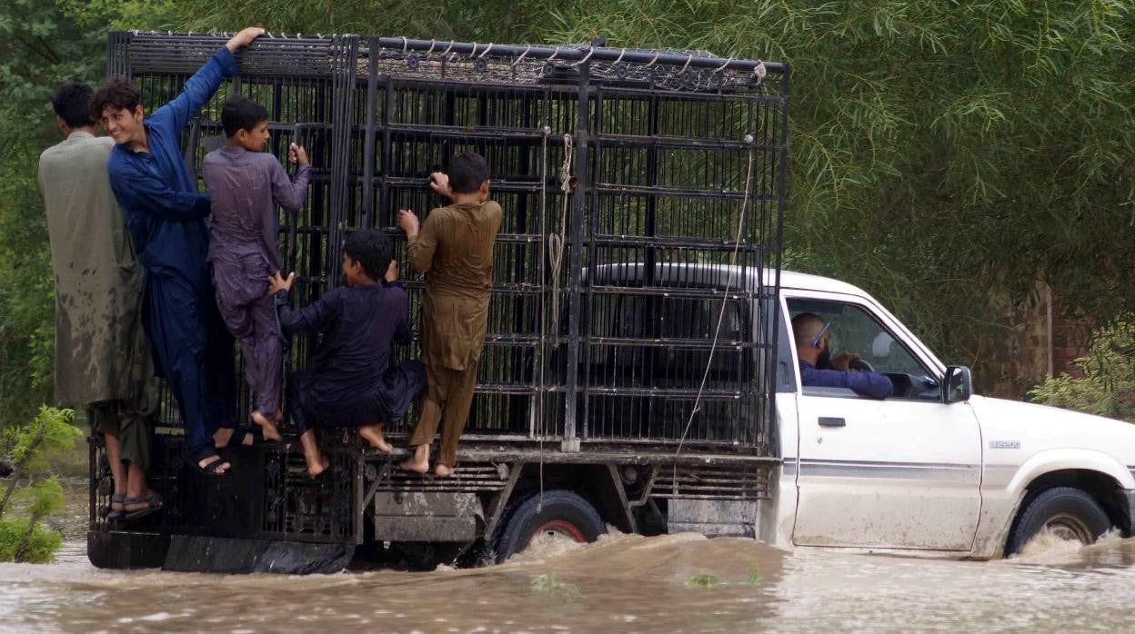 Inundaciones en Pakistán.