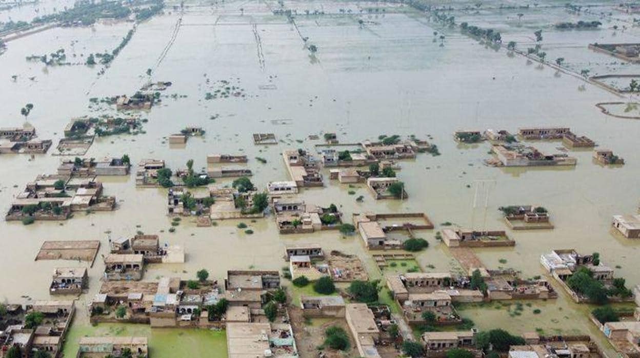 Inundaciones en Pakistán.