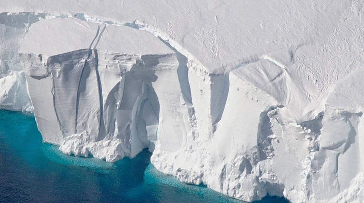 Plataforma de hielo Getz en la Antártida.