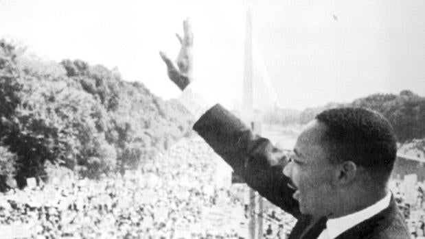 Martin Luther King, durante su discurso "Tengo un sueño"