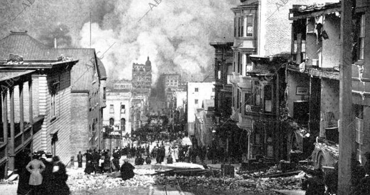 Un testigo del terremoto que arras San Francisco en 1906