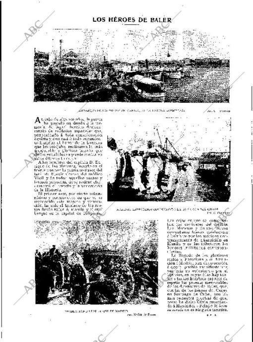 Página de «Blanco y Negro» del 26 de marzo de 1904