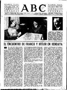 El día que España estuvo a punto de entrar en la Segunda Guerra Mundial,  según el relato de Serrano Suñer - Archivo ABC