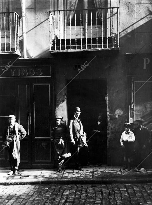 El número 25 de la calle de Jacometrezo en mayo de 1910