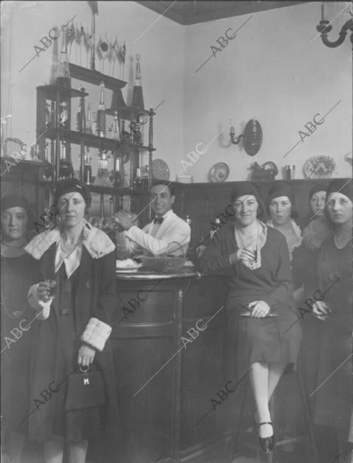 Fiesta en casa de los señores de Albarrán en 1929