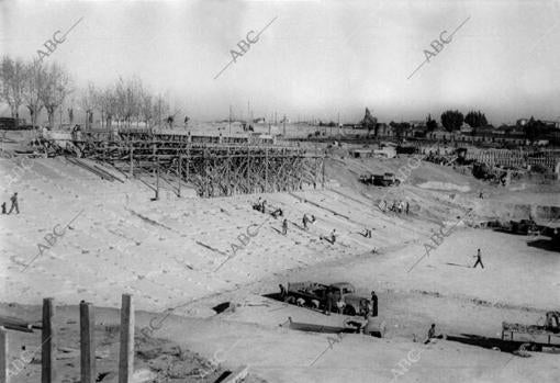 Octubre de 1945. Estadio Santiago Bernabéu