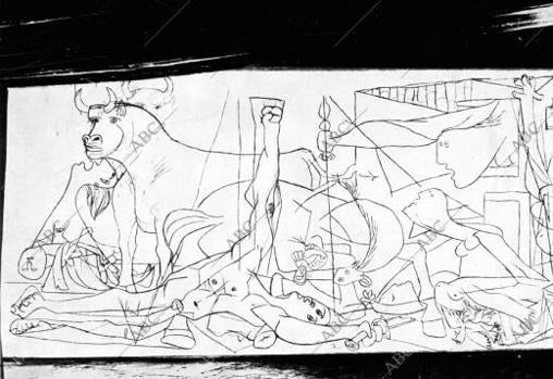 Proceso creativo del &#039;Guernica&#039;, en 1977