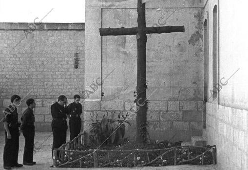 Rincón de la cárcel de Alicante donde fue fusilado José Antonio Primo de Rivera