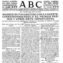 Crónica del Gordo de Navidad de 1939