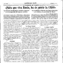 La previsiones de Solzhenitsyn, un día antes de que Ucrania se declarar independiente