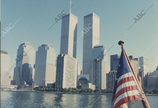 Las Torres Gemelas vistas desde el río Hudson, en una imagen anterior al atentado del 11-S