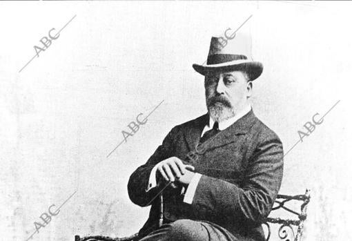 Retrato del Rey Eduardo VII de Inglaterra.