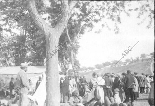 La pradera de San Isidro, a principios del siglo XX.