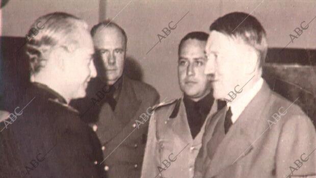 Ramón Serrano Súñer se entrevista con Adolf Hitler