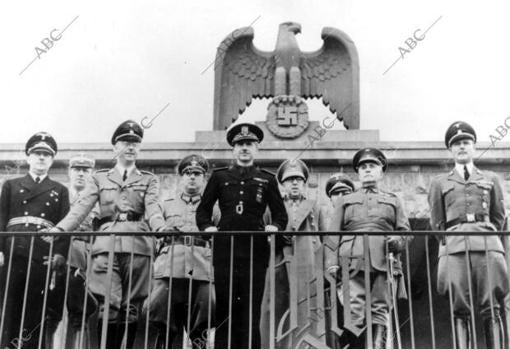 Serrano Suñer con Himmler, durante su visita a Berlín