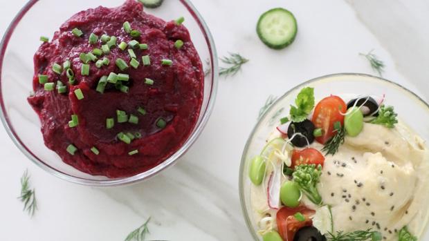 Hummus de colores: la receta más fácil para comer legumbres