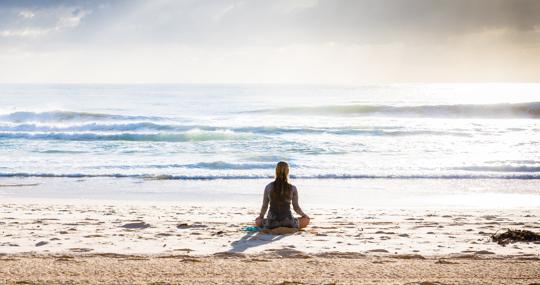 Meditar durante las vacaciones puede ayudarnos a descubrirnos interiormente