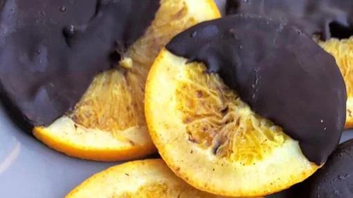 Una original receta de naranja con chocolate puro