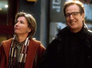 Alan Rickman y Emma Thompson en «Love Actually»