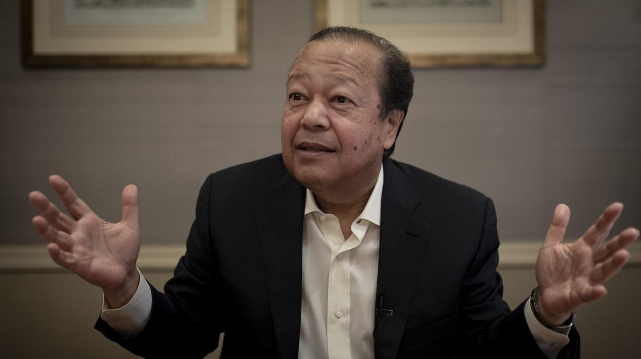 Prem Rawat durante la entrevista