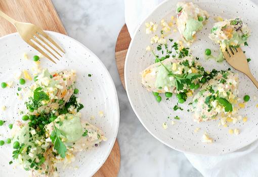 Ensaladilla con guisantes