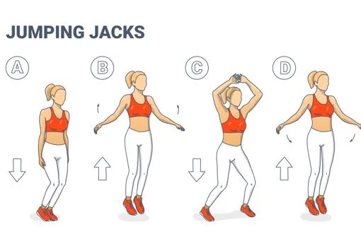 Cómo practicar correctamente un Jumping Jack.