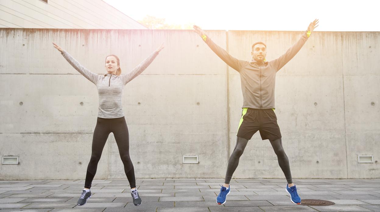 Saltarin Trampolin de Ejercicios y Crossfit, Aeróbicos