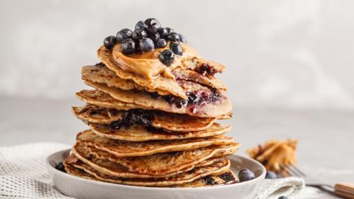 Pancakes rápidas y saludables.