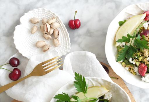 Ensalada de rúcula y cuscús de cerezas: la receta fácil que prepararás en poco tiempo.