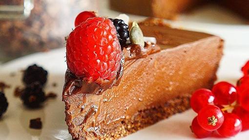 Tarta de chocolate.