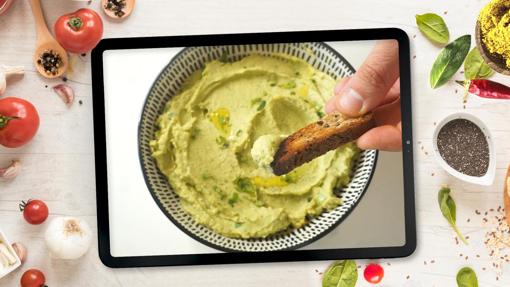 Guaca-hummus.