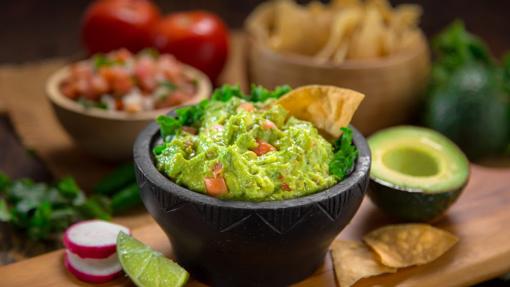 Guacamole con chalota y lima