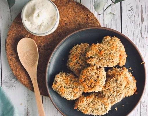 Nuggets de tofu con veganesa