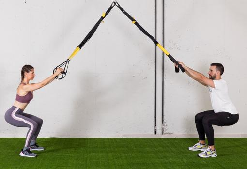 Entrenamiento en pareja.