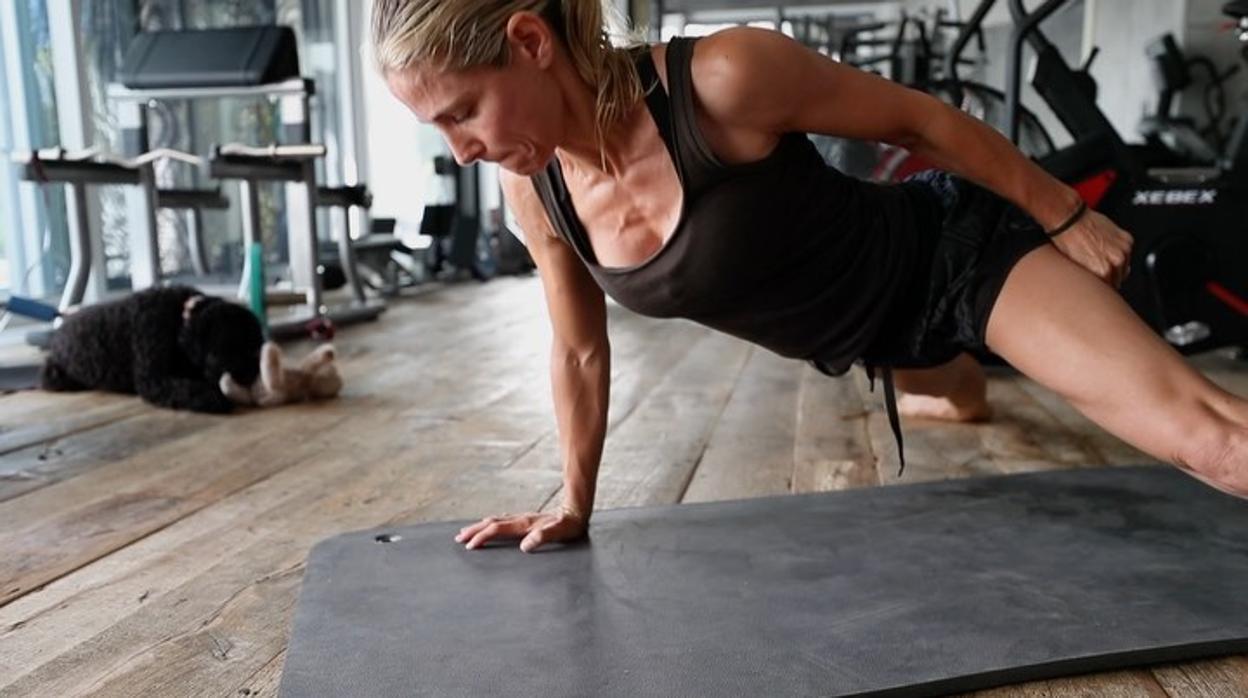 El entrenamiento de la actriz Elsa Pataky.