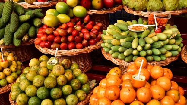 Frutas y verduras de temporada en febrero