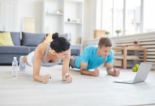 Ejercicio en pareja.