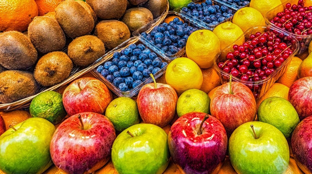 Frutas y verduras de abril.