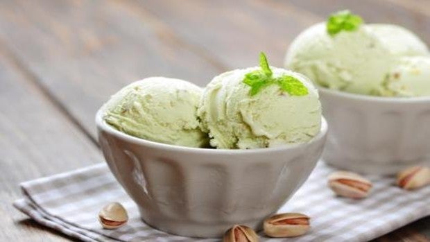 Helado de pistacho