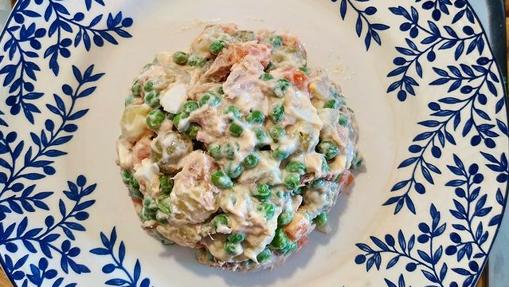 Ensaladilla con guisantes