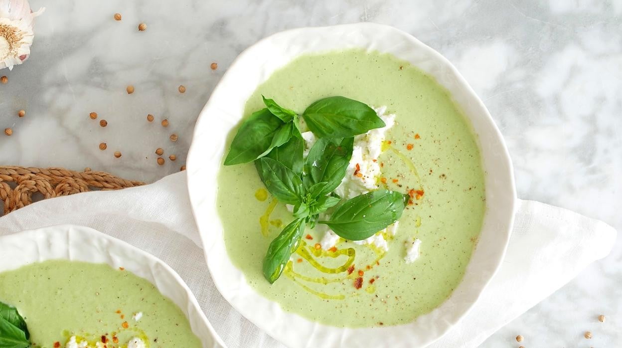 Receta de la sopa fría de calabacín