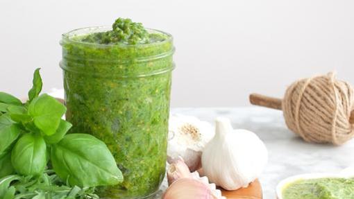 Salsa chimichurri de rúcula.