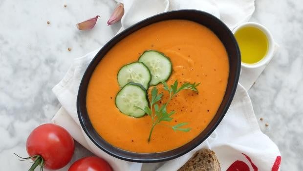 Salmorejo de nectarinas: la receta para triunfar en el entrante