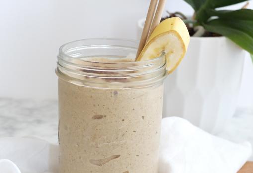 Smoothie de café y plátano