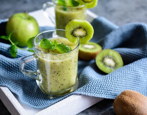 Batido de kéfir y kiwi