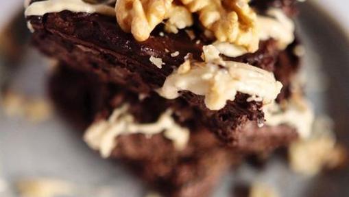 Brownie vegano de calabacín